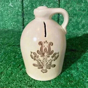 Vintage Pfaltzgraff Village Jug Bank with Stopper ~ 6"  Tall